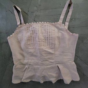 Sweet rain crop top - ROSE - SIZE M - New without tag